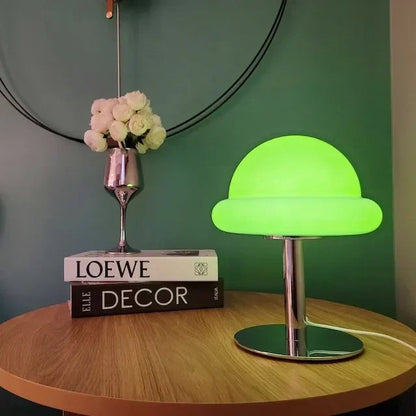 Bauhaus Mushroom Glass Table Lamp For Bedroom