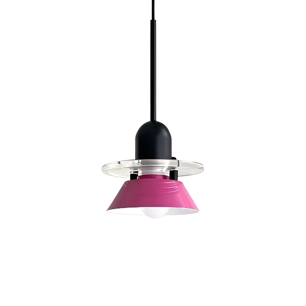 Bauhaus Small Conical Colorful Hanging Lamp for Bedroom