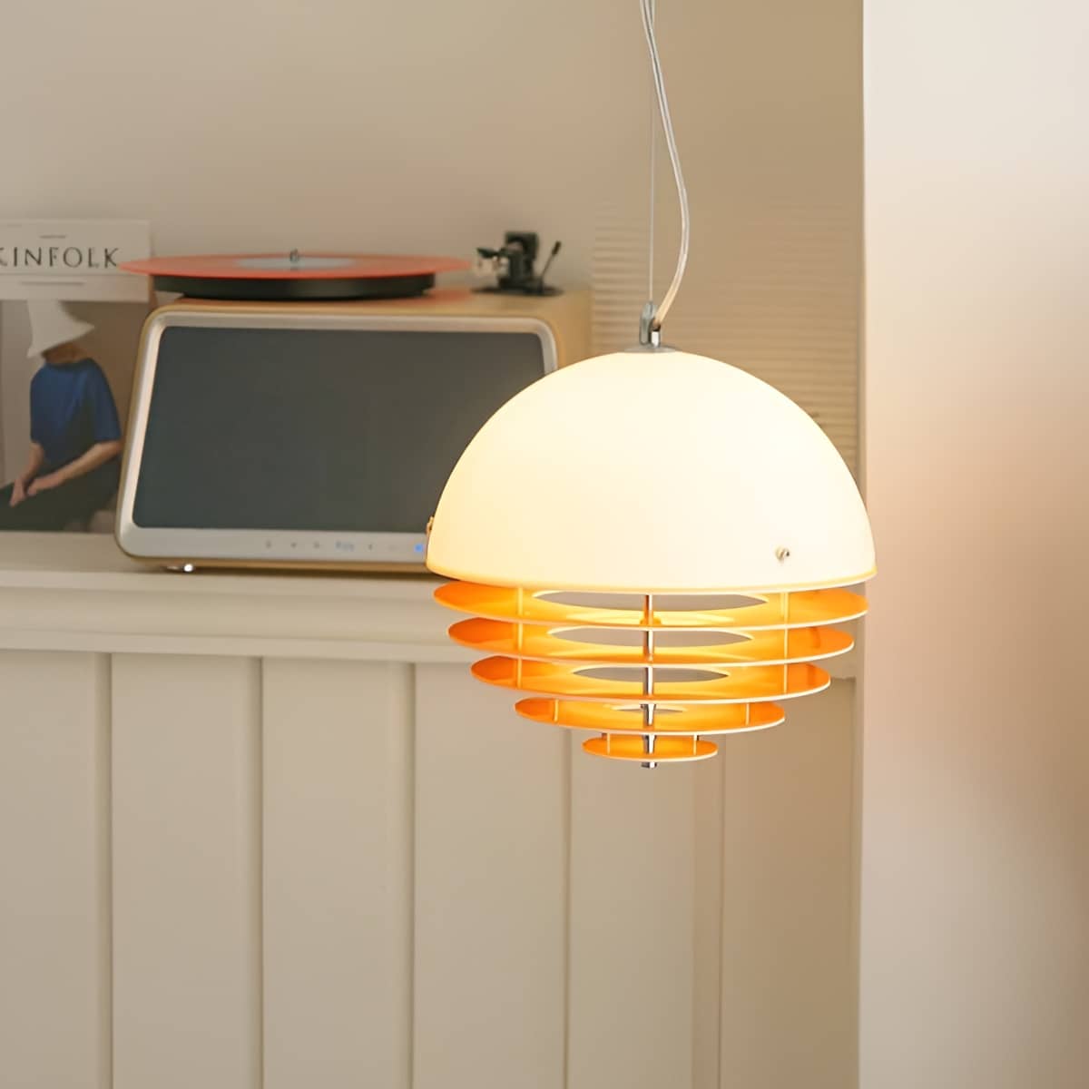 Bauhaus Sunset Decorative Pendant Lamp for Bedroom Ambiance