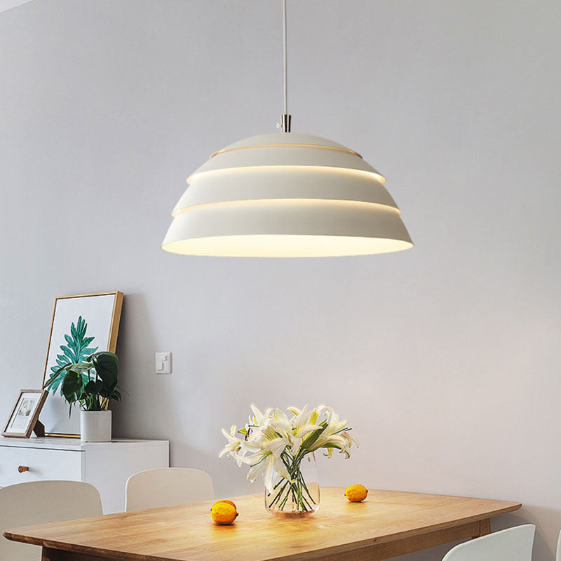 Bowl Bauhaus Tiered Dome Pendant Light