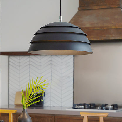 Bowl Bauhaus Tiered Dome Pendant Light