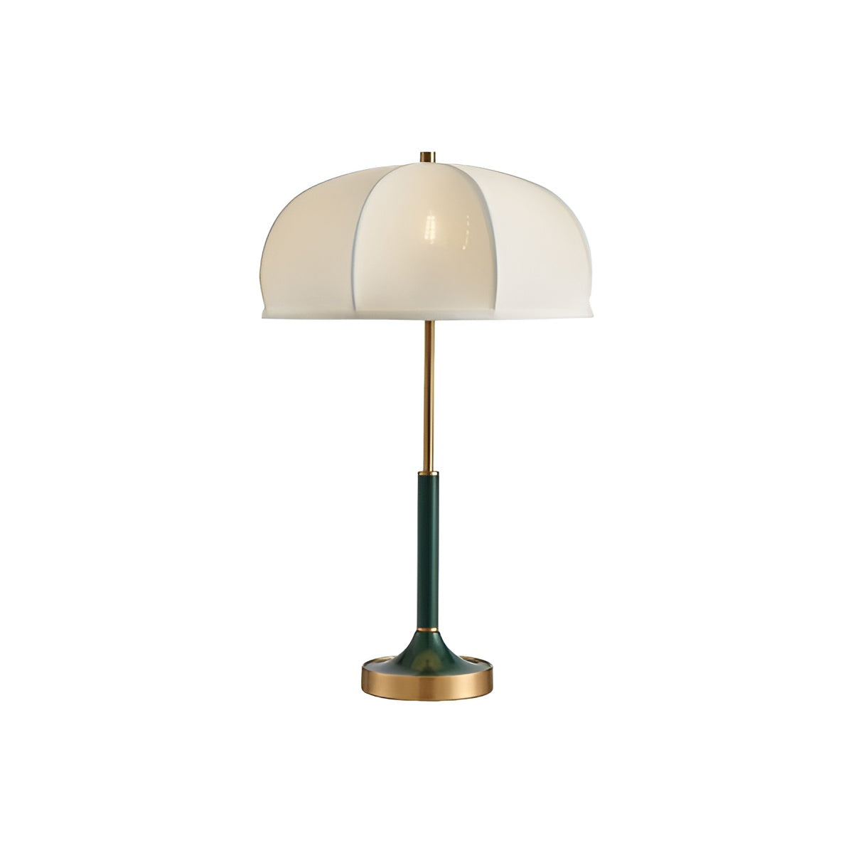 Classic Retro White Cloth Large Bedside Table Lamp