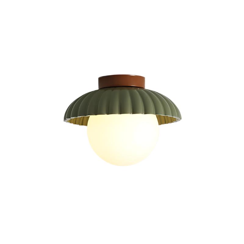 Cream Style Globe LED Hallway Ceiling Light