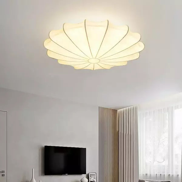 Cream French Retro Round Ceiling Light