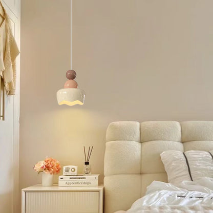 Creative Design Cream Bedroom Pendant Light