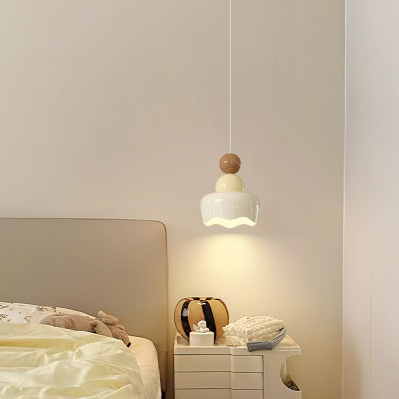 Creative Design Cream Bedroom Pendant Light