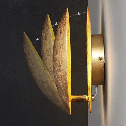 Creative Design Lunar Eclipse Brass Wall Light