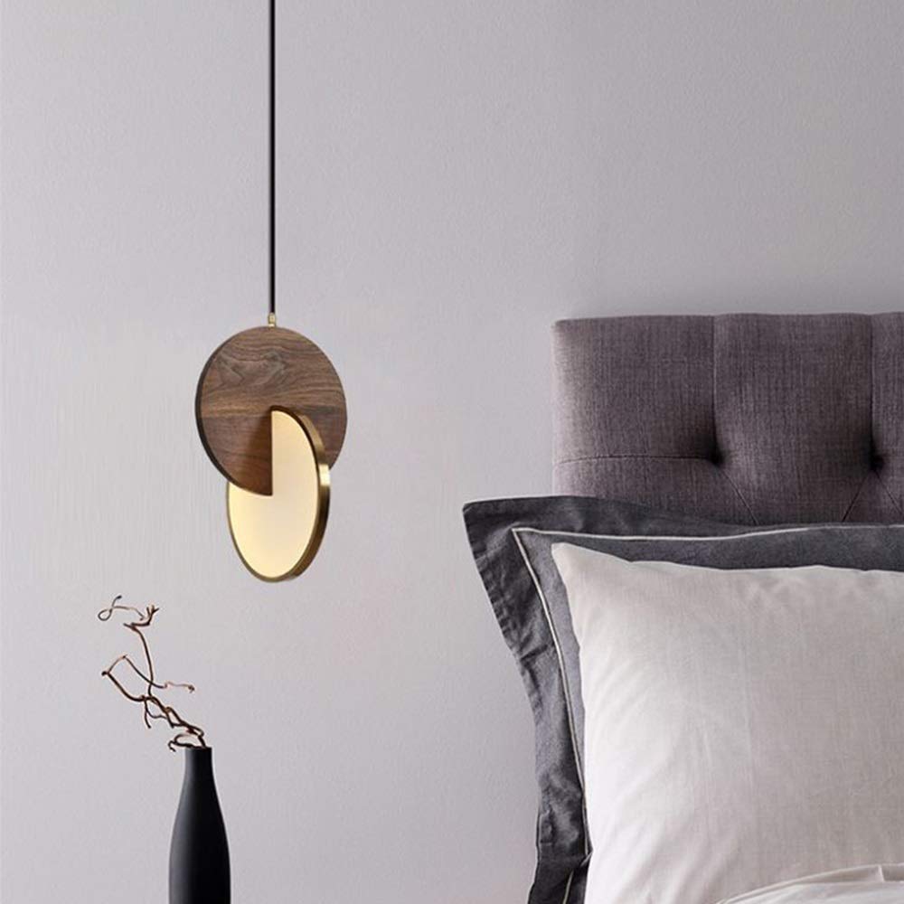 Creative Double Disk Decorative Pendant Light