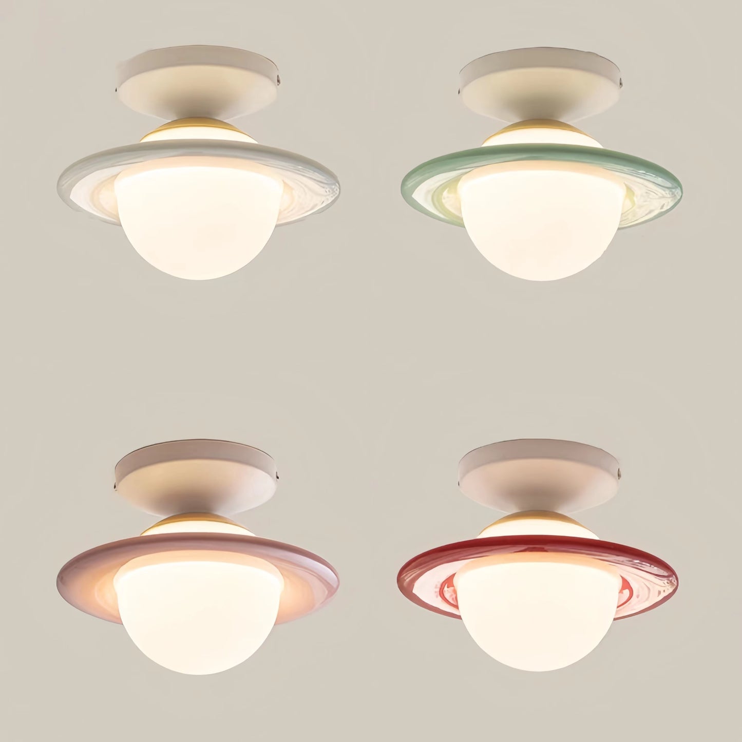 Creative Macaron Planet Ceiling Lamp