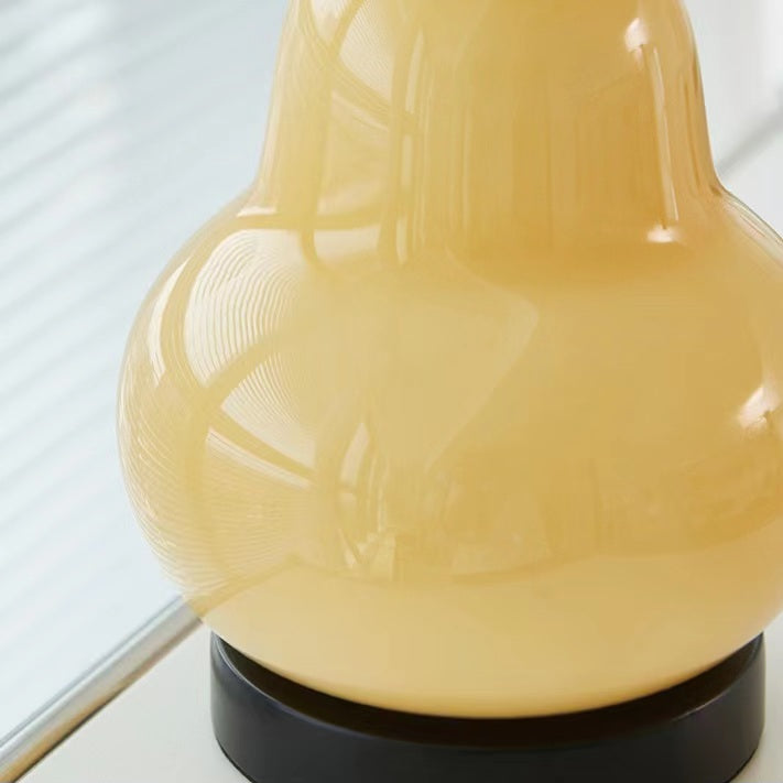 Creative Pear Glass Rechargeable Table Lamp