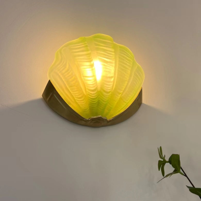 Creative Design Glass Shell Wall Sconce