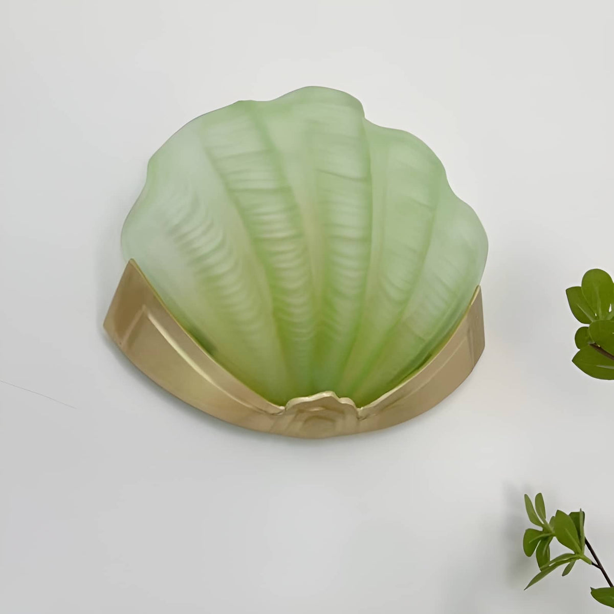 Luxury Brass Glass Shell Wall Light | Shine Life Lighting