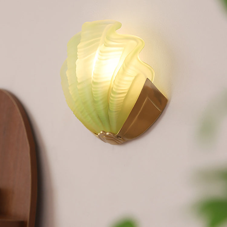 Creative Design Glass Shell Wall Sconce