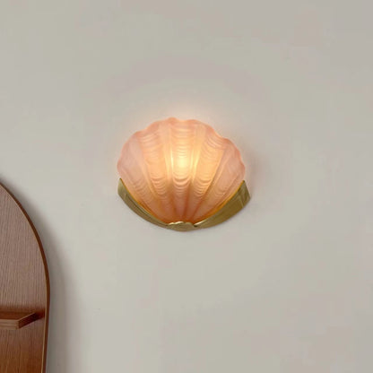 Creative Design Glass Shell Wall Sconce