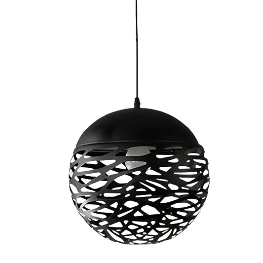 Creative Hollow Design Globe Pendant Lamp