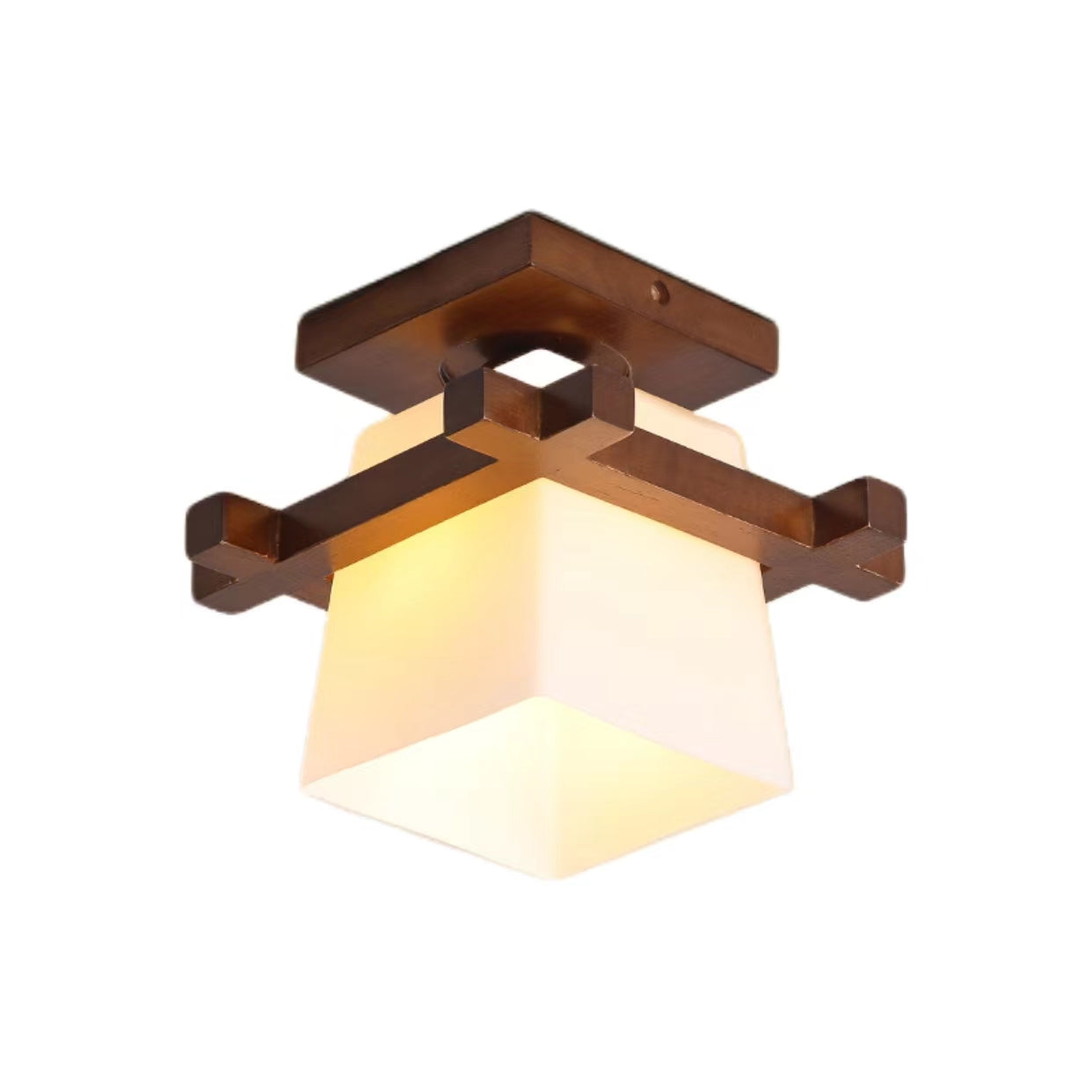 Creative Japanese Style Wooden Ceiling Lamp