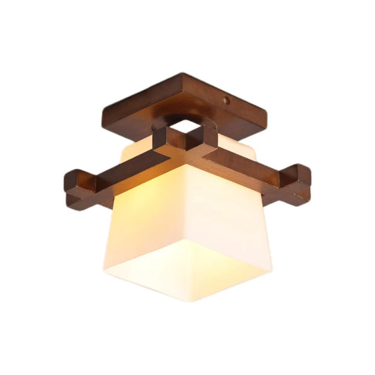 Creative Japanese Style Wooden Ceiling Lamp