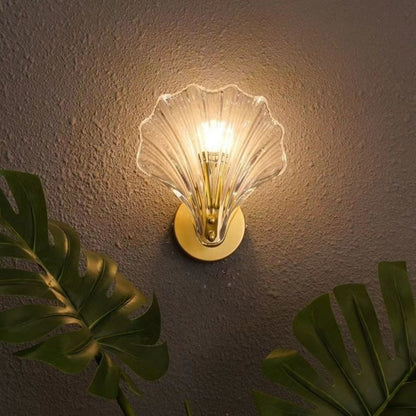 Creative Sea Shell Modern Glass Wall Sconce