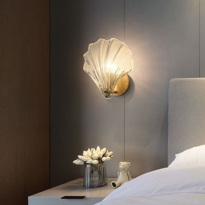 Creative Sea Shell Modern Glass Wall Lamp