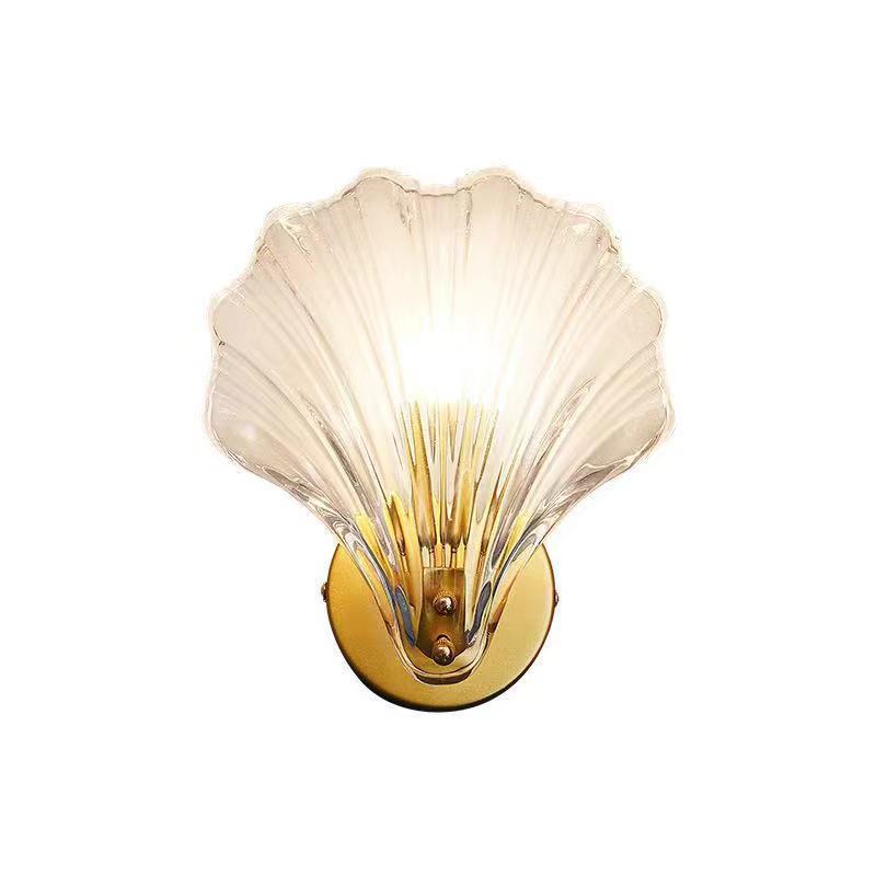 Creative Sea Shell Modern Glass Wall Sconce