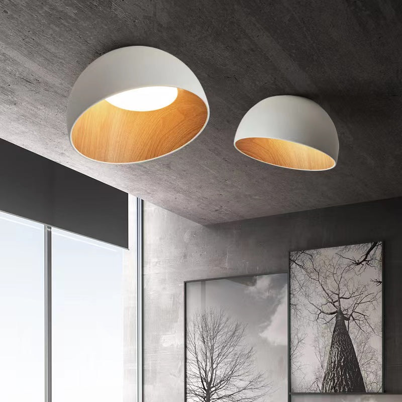 Creative Sloping Bowl Hallway Ceiling Light