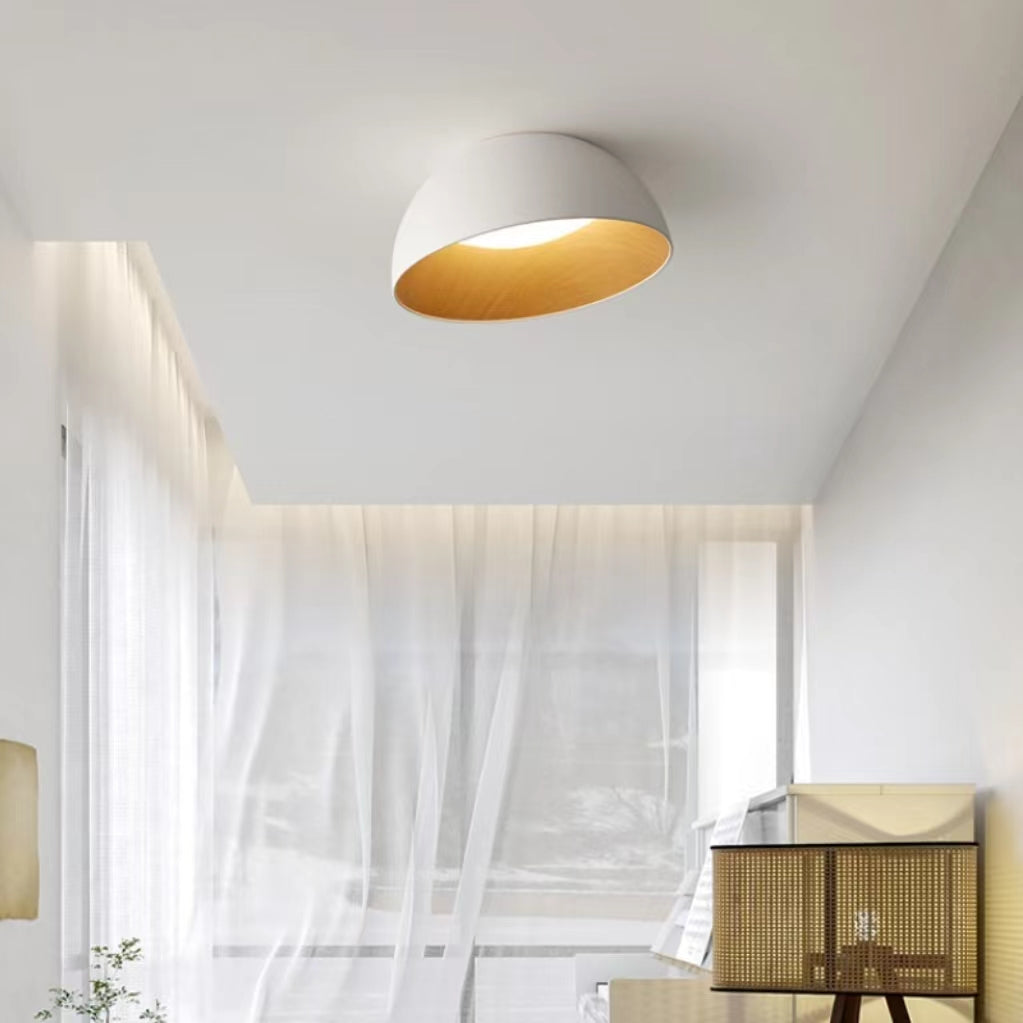 Creative Sloping Bowl Hallway Ceiling Light