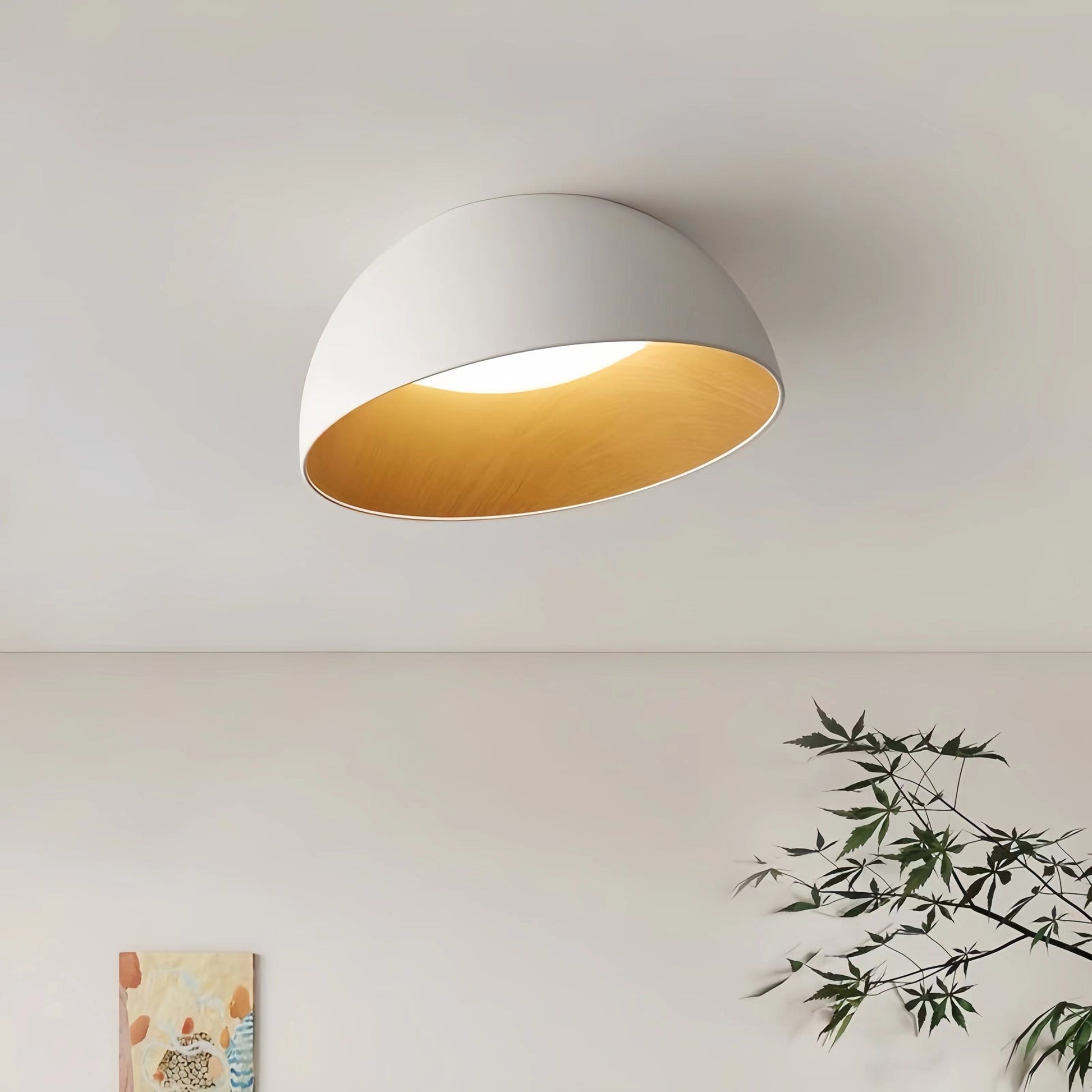 Creative Sloping Bowl Hallway Ceiling Light