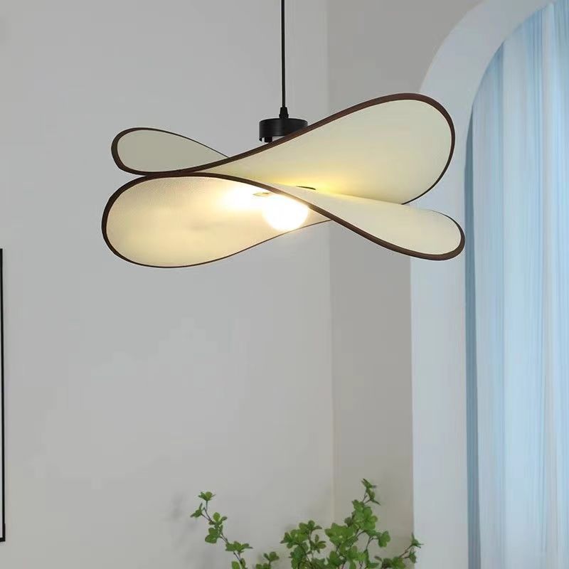 Creative Style Beige Fabric Pendant Light
