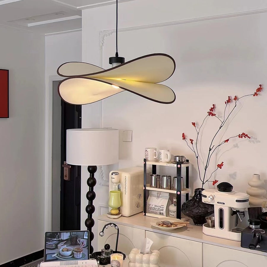 Creative Style Beige Fabric Pendant Light
