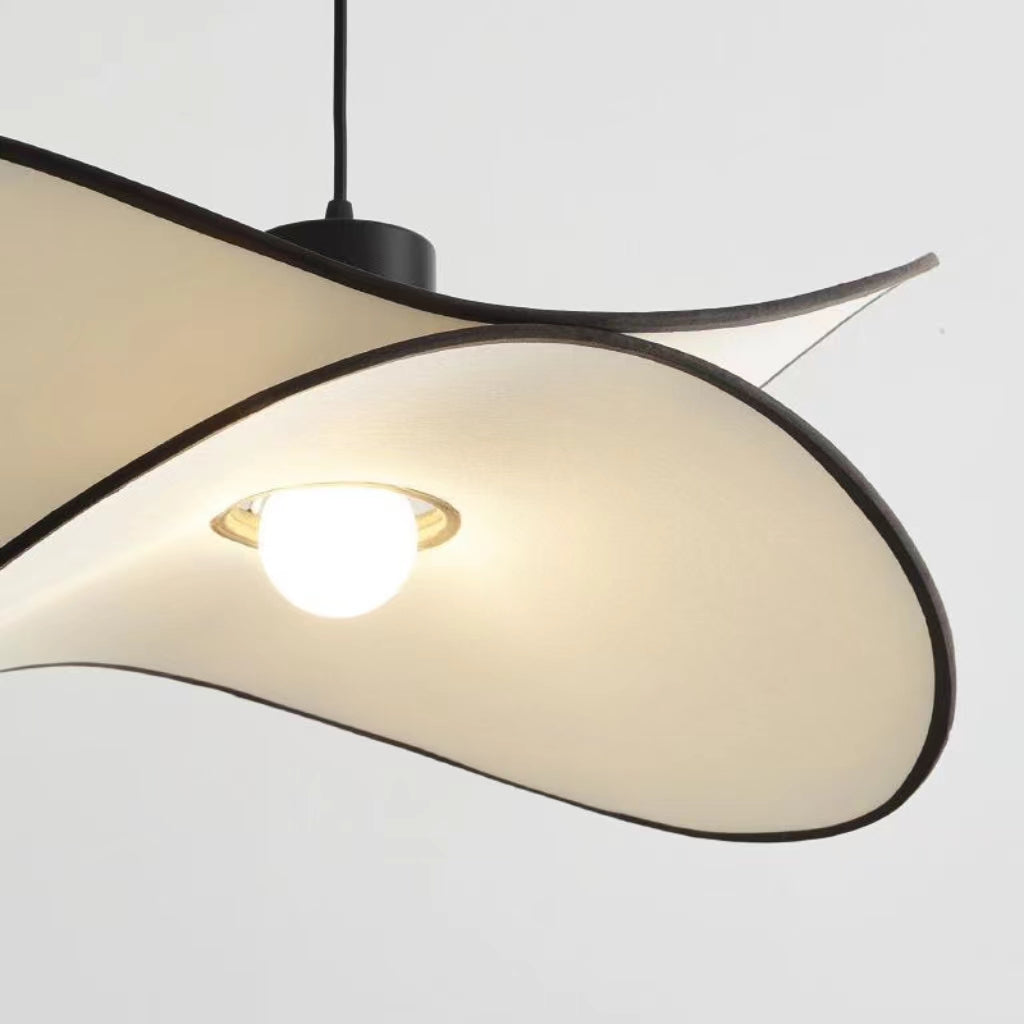 Creative Style Beige Fabric Pendant Light
