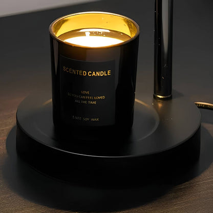 Crystal Art Deco Modern Candle Warmer Lamp