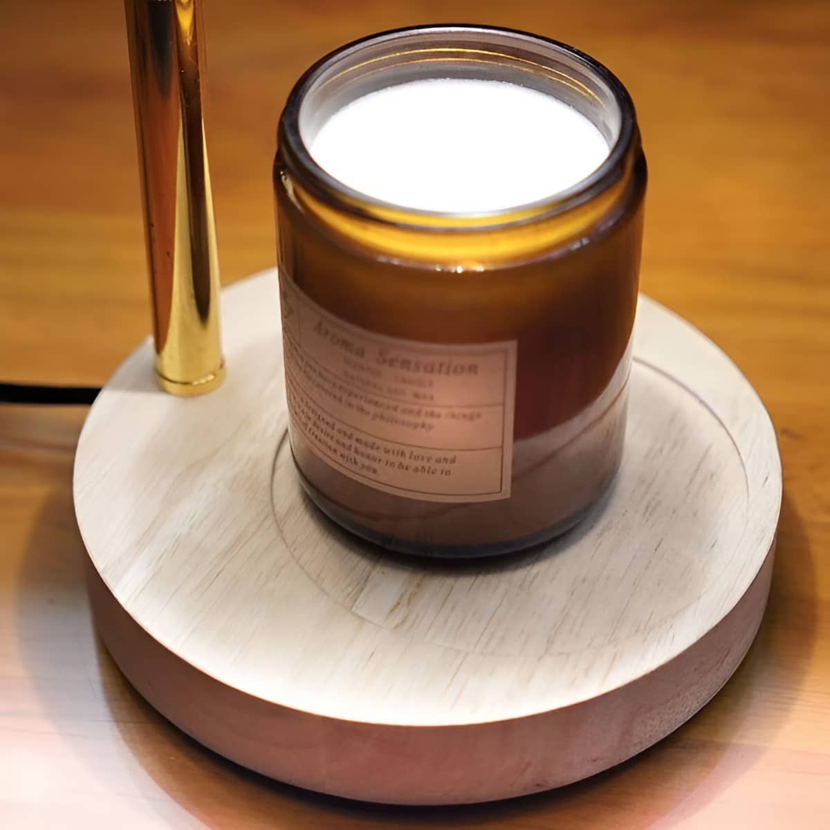 Crystal Art Deco Modern Candle Warmer Lamp