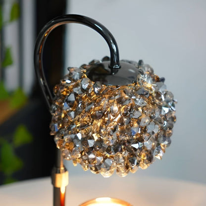 Crystal Art Deco Modern Candle Warmer Lamp