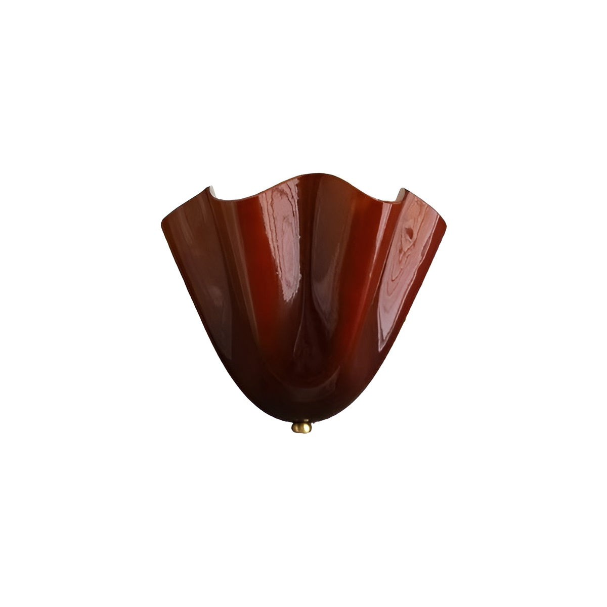 Curved Petal Retro Glass Wall Light for Hallway