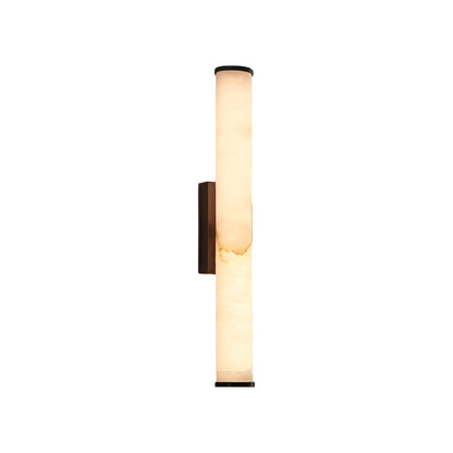 Cylindrical Marble Modern LED Wall Light