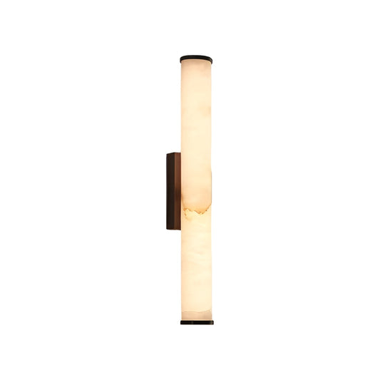 Cylindrical Marble Modern LED Wall Light