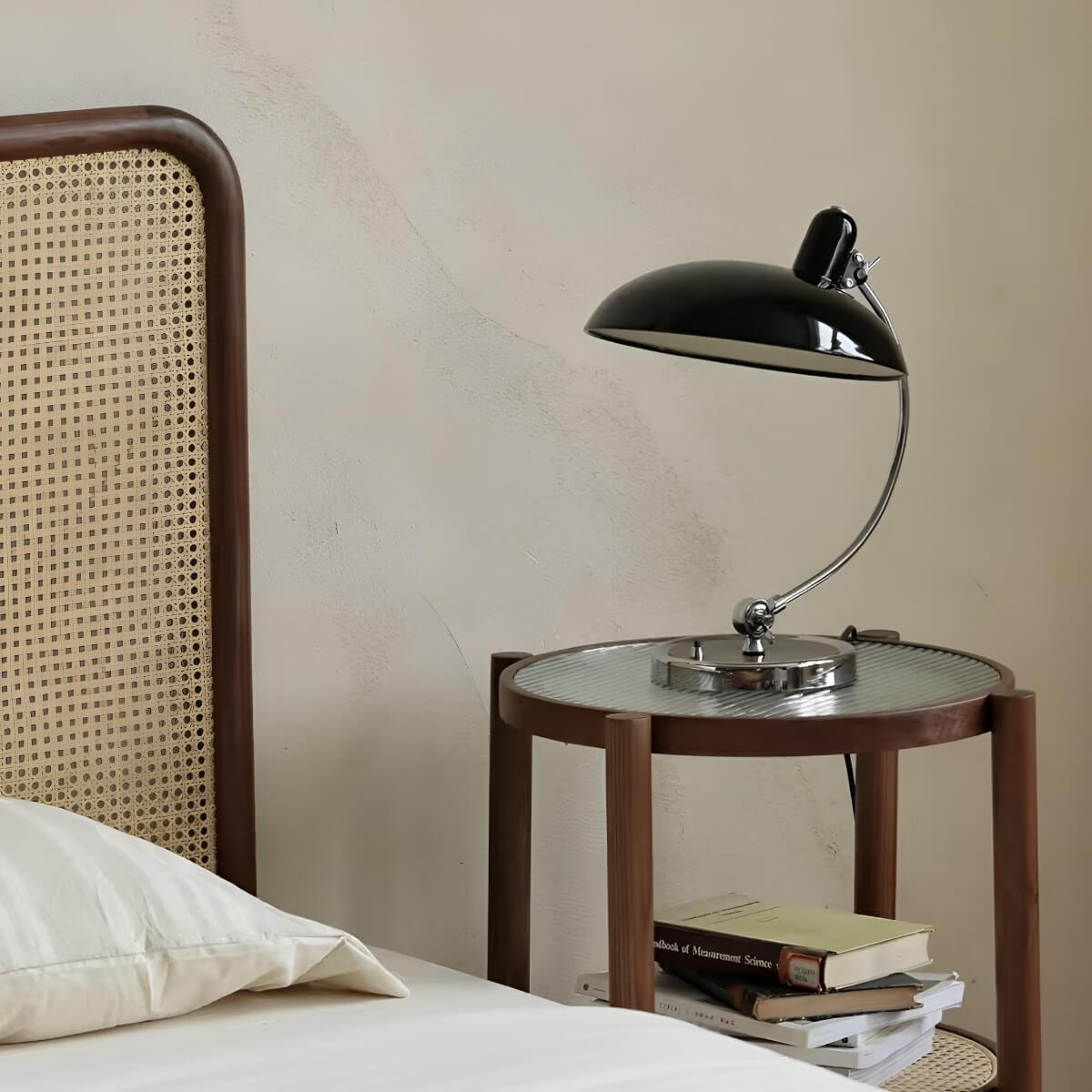 Danish Modern Bauhaus Metal Table Lamp – Shine Life Lighting