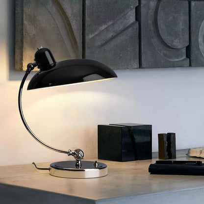 Danish Modern Kaiser Bauhaus Metal Table Lamp