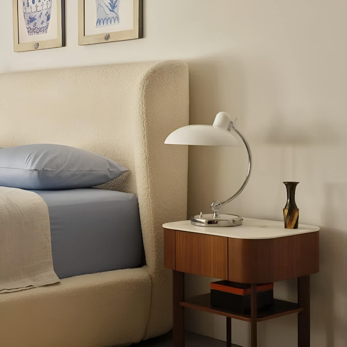 Danish Modern Bauhaus Metal Table Lamp – Shine Life Lighting