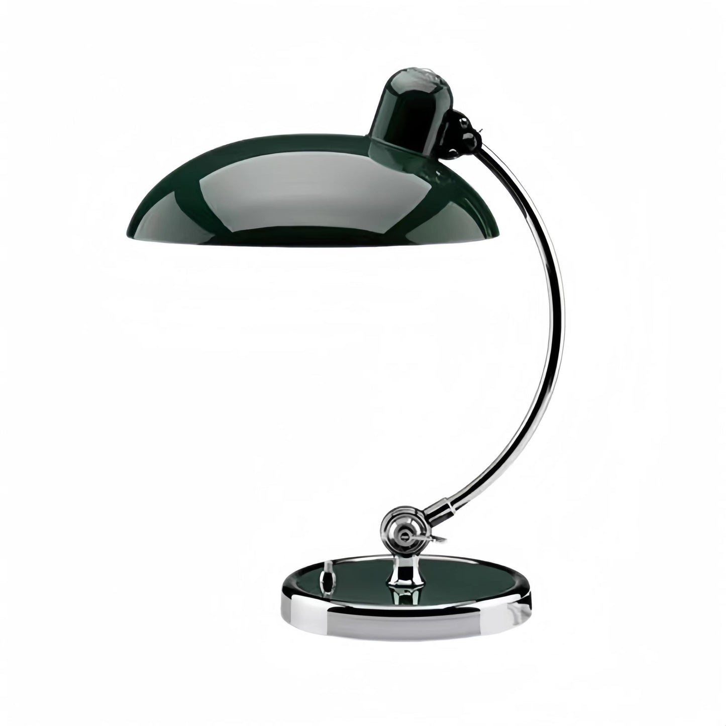 Danish Modern Kaiser Bauhaus Metal Green Table Light