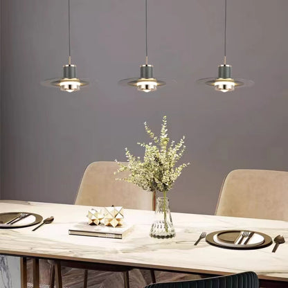 Danish Decorative Flying Saucer Pendant Light
