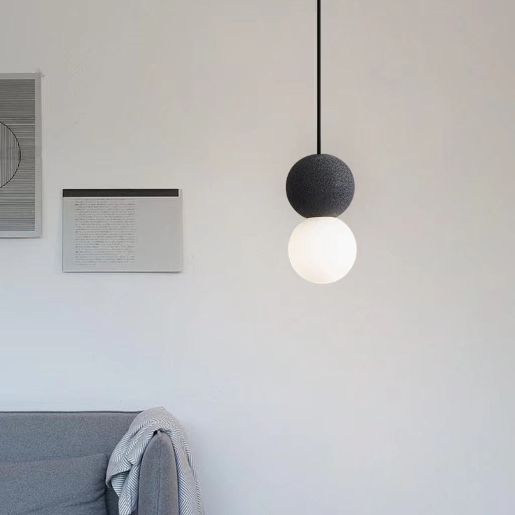 Danish Design Terrazzo Glass Pendant Lamp