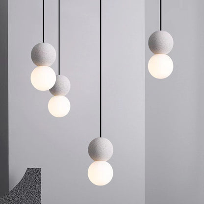 Danish Design Terrazzo Glass Pendant Lamp