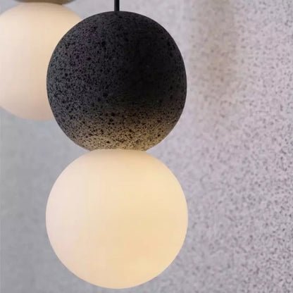 Danish Design Terrazzo Glass Pendant Lamp