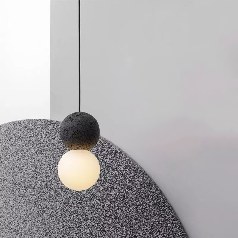 Danish Design Terrazzo Glass Pendant Lamp