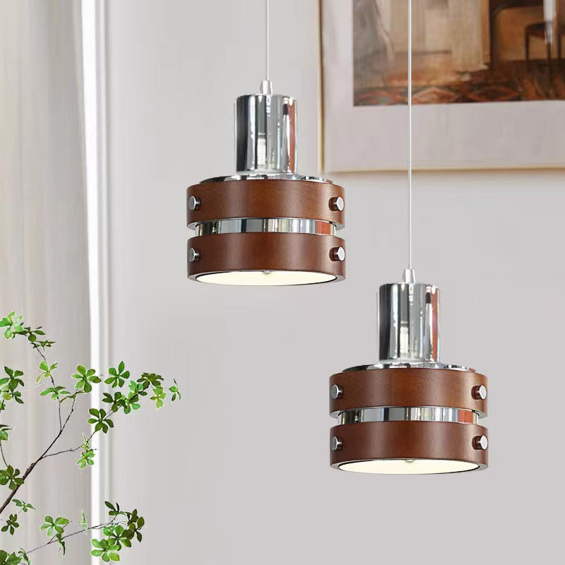 Danish Industrial Vintage Metal Pendant Light