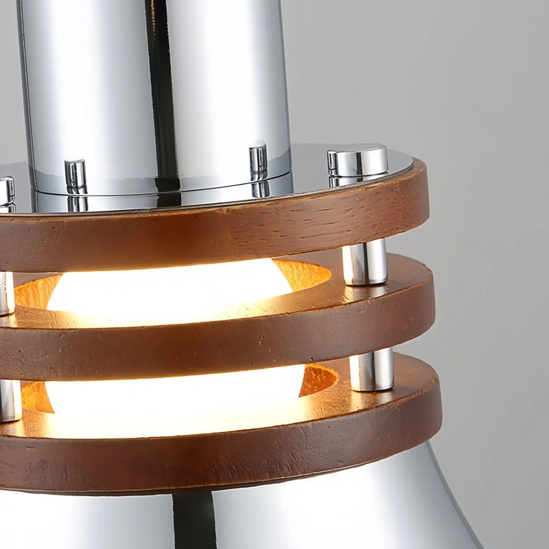 Danish Industrial Vintage Metal Pendant Light