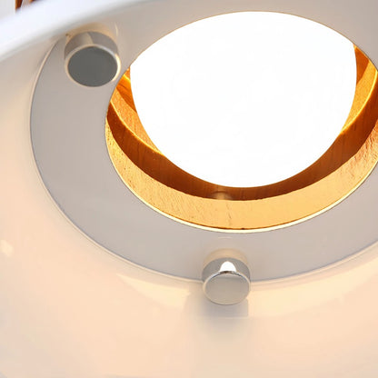 Danish Industrial Vintage Metal Pendant Light
