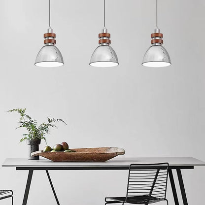 Danish Industrial Vintage Metal Pendant Lamp