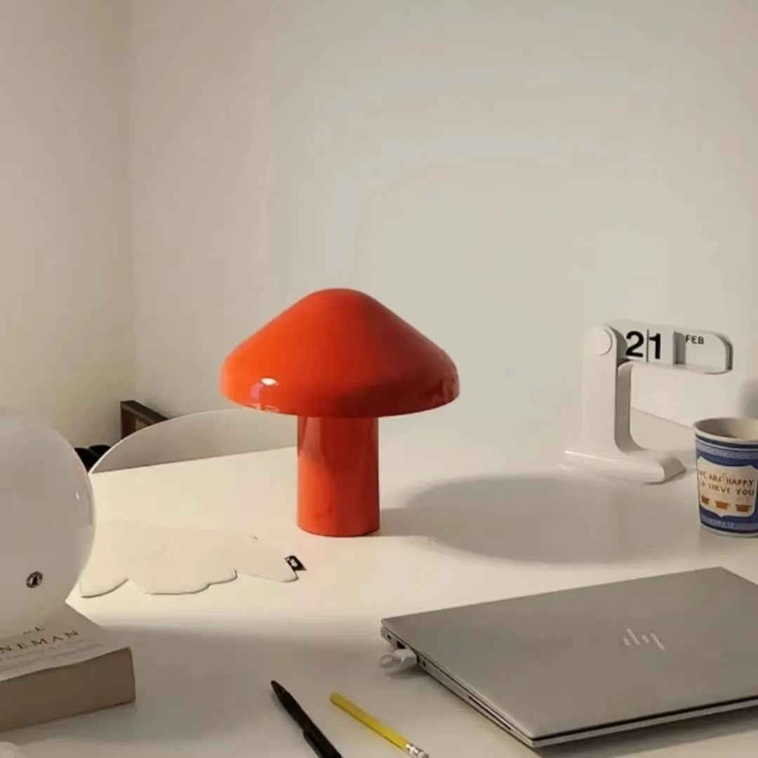 Decorative Mushroom Pao Portable Table Lamp